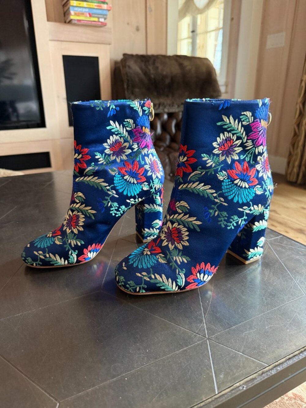 Joie Exclusive Saleema Brocade Bootie - Size 8/38.5